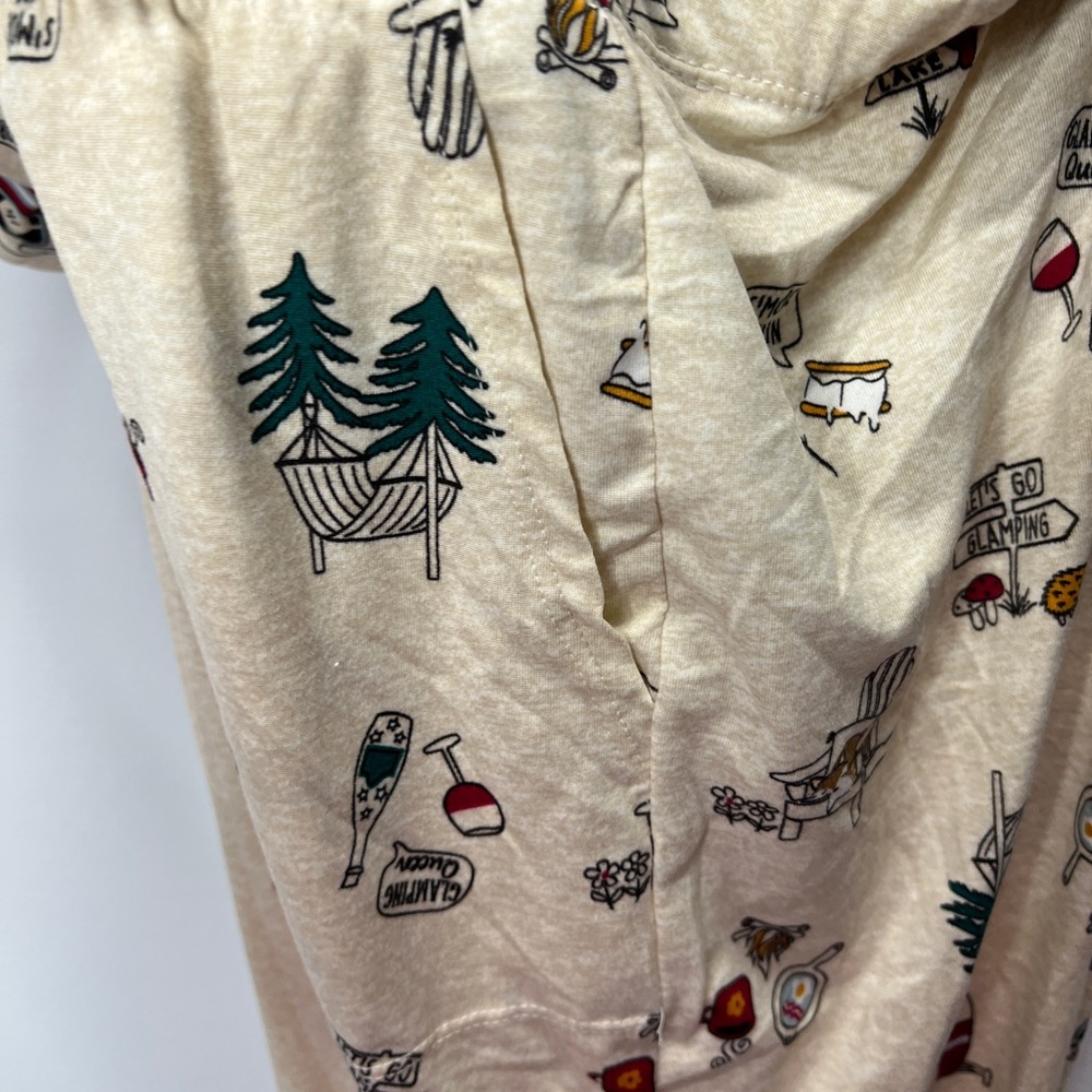 Womens 2pc camping pajama lounge set nwt - Picture 8 of 15